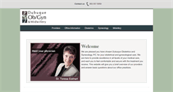 Desktop Screenshot of dbqobgyn.com